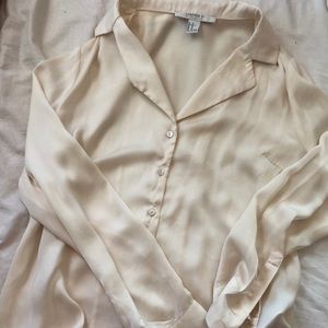Foreve 21 silk button up